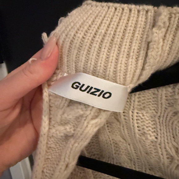 Guizio Cream Knit Dress - Picture 6 of 7